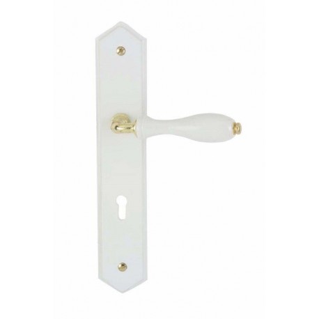 Ensemble/Plaque BOIS blanc FSC Serrure 195