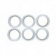 6 Rondelles Nylon 17 x 14.5mm