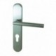 Ensemble/Plaque BOREAL Inox Mat Trou cylindre 195