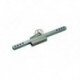 1 Carré A TROUS 6 x 110 mm + Goupilles + Rondelles Nylon