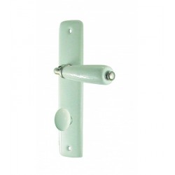 1/2 Ensemble/Plaque FIGEAC Porcelaine BLANC Conda