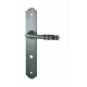 Ensemble/Plaque CHATELET conda Fer Gris 195 mm