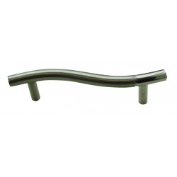 1 Poignée de Meuble TUBA Inox Satiné & Brillant L96mm