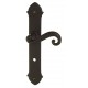 Ensemble/Plaque CHEVERNY Fer Noir Conda 195