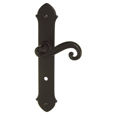 Ensemble/Plaque CHEVERNY Fer Noir Conda 195