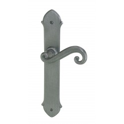 Ensemble/Plaque CHEVERNY Fer Gris Sans Trou 195