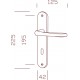 Ensemble/Plaque TETRA Inox Mat Sans Trou 195