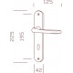 Ensemble/Plaque TETRA Inox Mat Cylindre 195