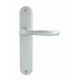 Ensemble/Plaque BRIANCON Aluminium Argent Sans Trou 195