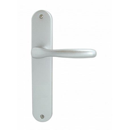 Ensemble/Plaque BRIANCON Aluminium Argent Sans Trou 195