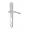 Ensemble/Plaque CLUSES Aluminium Anodisé Argent Cylindre 195