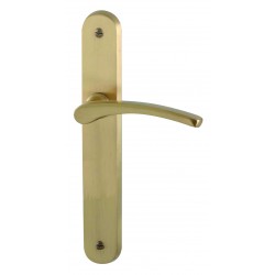 Ensemble/Plaque CLUSES Laiton SATINE Sans Trou 195