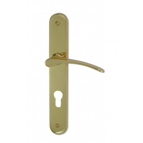 Ensemble/Plaque CLUSES Laiton Poli Cylindre 195