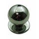 1 Bouton de Meuble BOULE SUR PLATINE Ø 30mm Laiton Chromé