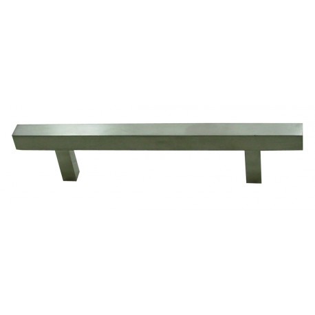 1 Poignée de Meuble SQUARE Inox Satiné L128mm
