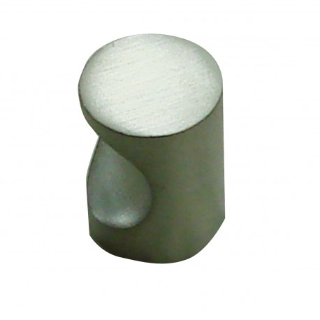1 Bouton de Meuble ENCOCHE Inox Satiné D16mm