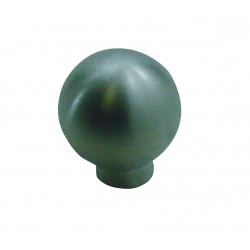 1 Bouton de Meuble BOULE Inox Satiné D19mm