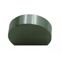 1 Bouton de Meuble PLAT Inox Satiné L29mm