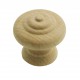 1 Bouton de Meuble TRADITION Bois Brut Ø 35mm