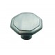 1 Bouton de Meuble OCTOGONAL Ø 50mm Laiton Nickelé Satiné