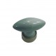 1 Bouton de Meuble OLIVE Porcelaine CIMENT Ø 40mm