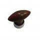 1 Bouton de Meuble OLIVE Porcelaine PRUNE L 40mm