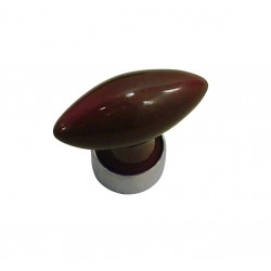 1 Bouton de Meuble OLIVE Porcelaine PRUNE L 40mm
