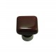 1 Bouton de Meuble CARRE Porcelaine PRUNE 30x30