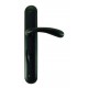 Ensemble/Plaque MONACO Zamak NOIR MAT Conda 195