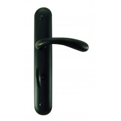 Ensemble/Plaque MONACO Zamak NOIR MAT Conda 195