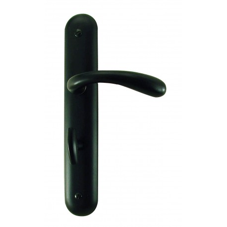 Ensemble/Plaque MONACO Zamak NOIR MAT Conda 195