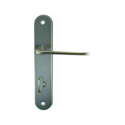 Ensemble/Plaque FUNNY Zamak Nickelé Satiné Conda 165
