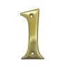 Chiffre 1 Laiton Poli H.67mm