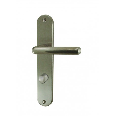 Ensemble/Plaque RONDO Aluminium Nickelé Satiné Conda 195