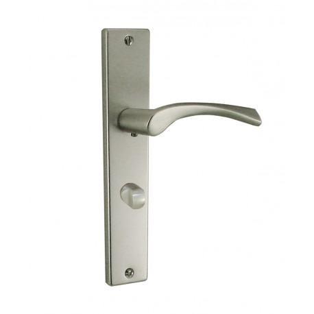 Ensemble/Plaque TRAPEZE Aluminium Nickelé Satiné Conda 195