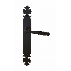 Ensemble/Plaque BREST Fer Noir Sans Trou 195