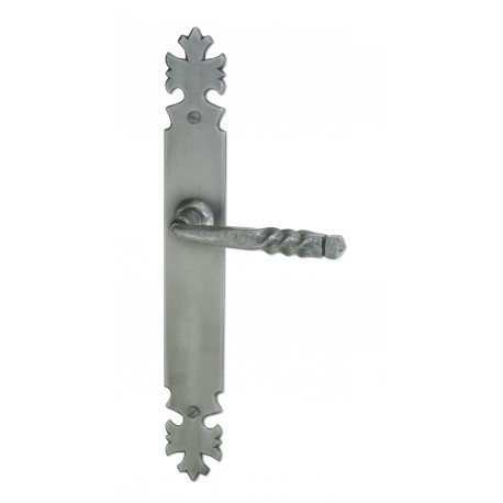 Ensemble/Plaque BREST Fer Gris Sans Trou 195