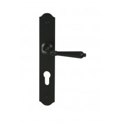 Ensemble/Plaque EPERNAY Fer Noir Cylindre 195