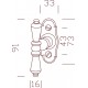Bouton de Fenêtre EPERNAY Fer Gris