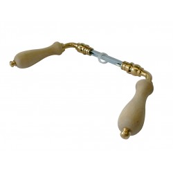Béquille Double POIRE BOIS BRUT