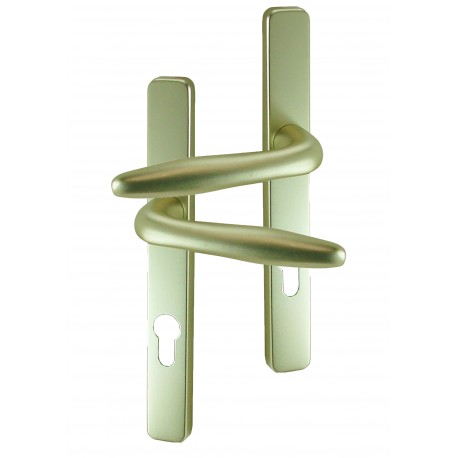 Ens/Plaque MODENA Alu Champagne Col Normal Femelle + Col Long Male Cylindre