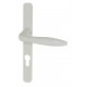 Ens/Plaque MODENA Alu BLANC Col Normal Femelle + Col Long Male Cylindre