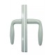 Ens/Plaque MODENA Alu BLANC Col Normal Femelle + Col Long Male Cylindre