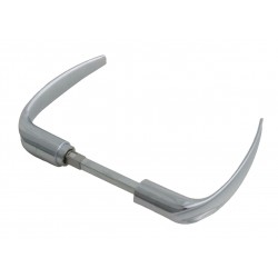 Béquille Double 6 7 61/71mm 1 Porté Zamak Chromé
