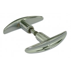 Bouton Double 6 7 35/46mm 2 Portées Zamak Chromé