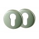 2 Rosaces de Fonction Aluminium Champagne Cylindre