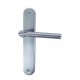 Ensemble/Plaque SIMPLY Aluminium Nickelé Satiné Sans Trou 195