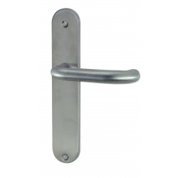 Ensemble/Plaque MISTRAL Inox Mat Sans Trou 195