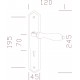 Ensemble/Plaque BOIS BRUT FSC Cylindre 195
